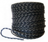Верёвка статическая 48 прядн, чёрная 11 мм Коломна