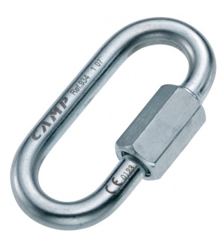 Карабин Oval 8 mm Zinc Plated Steel Quick Links CAMP